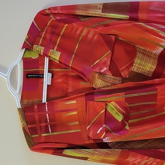 Walter BAKER Long Sleeve Sheer Shirt M - Picture 3 of 7